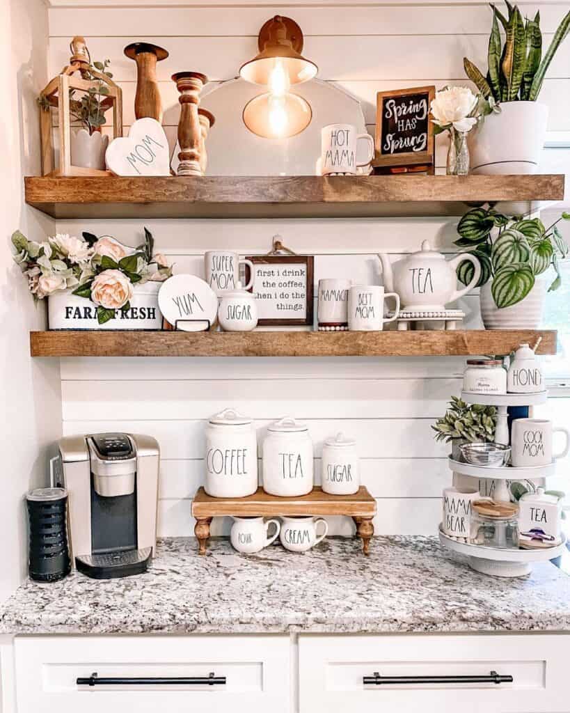Everything You Need to Organize Your Kitchen Coffee Bar