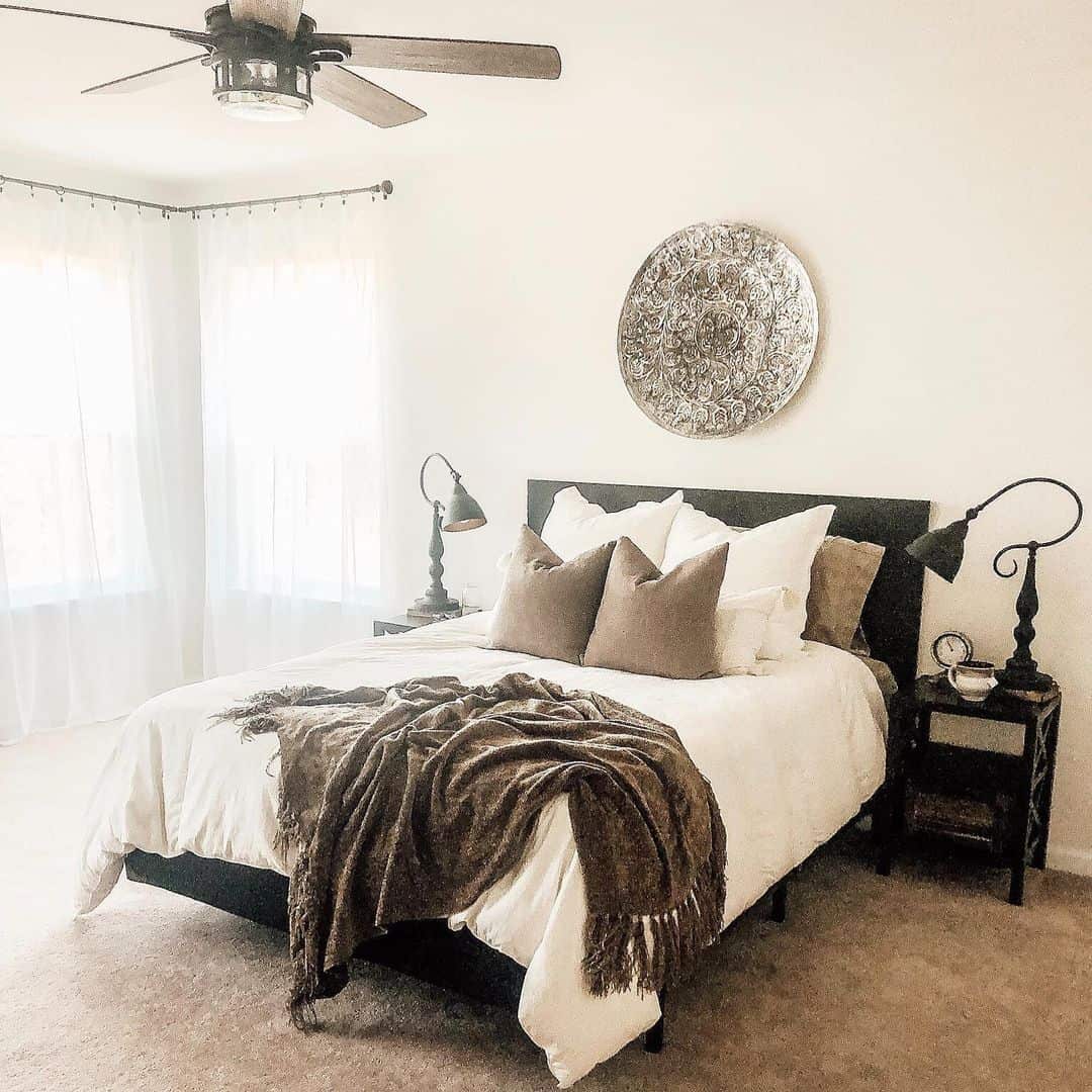 Black Bedroom Lamps on Black Side Tables Soul & Lane