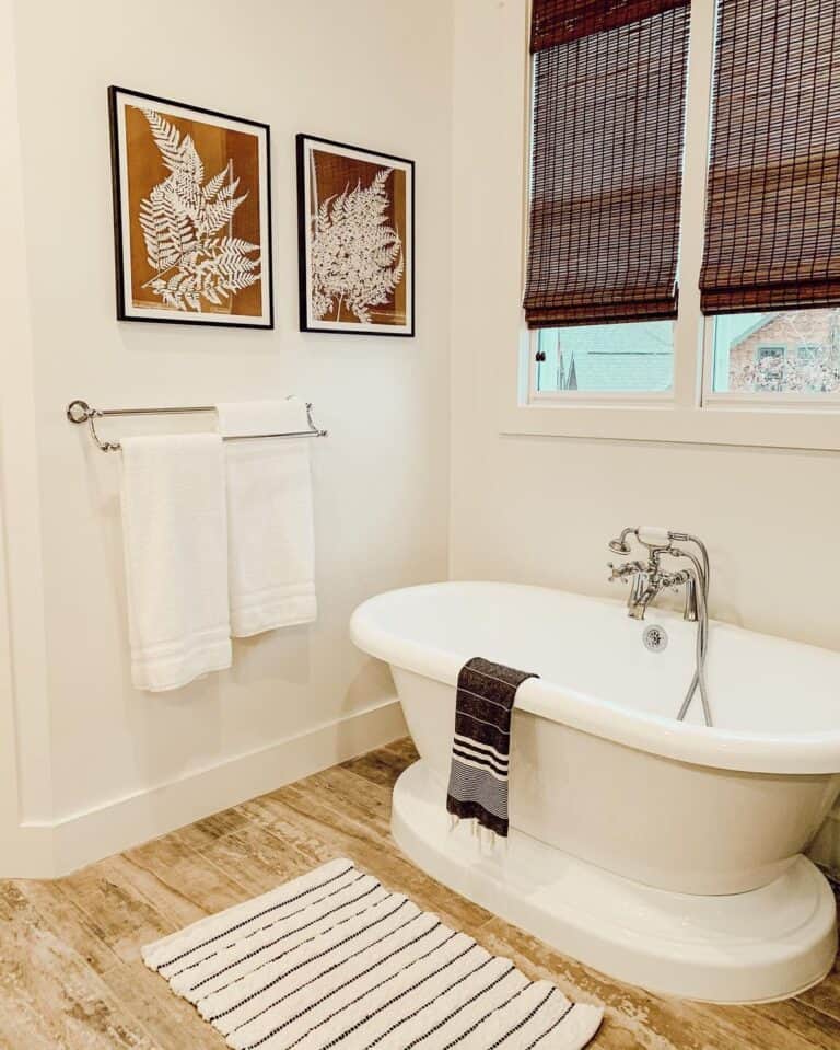 Burgundy Shade Bathroom Window Treatments