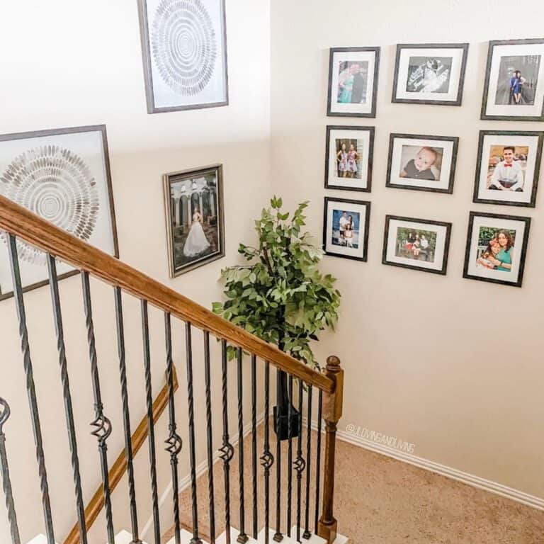 10 Bit above stairs ideas | hallway decorating, home decor, staircase wall  decor