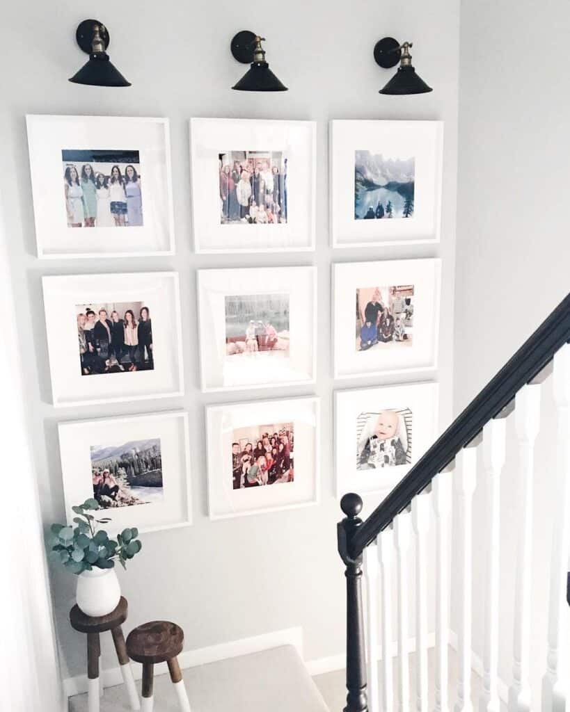 Gallery Wall Ideas for a Stairwell