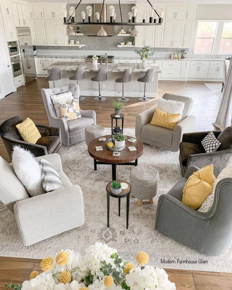 Yellow and Gray