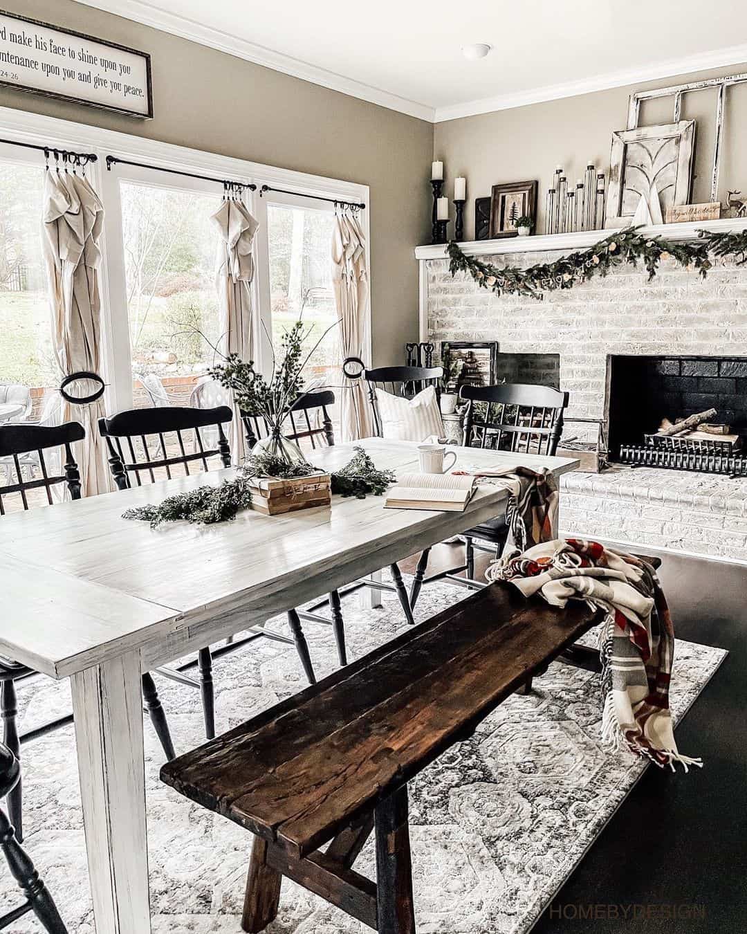 Living Dining Room Combo With Fireplace Baci Living Room