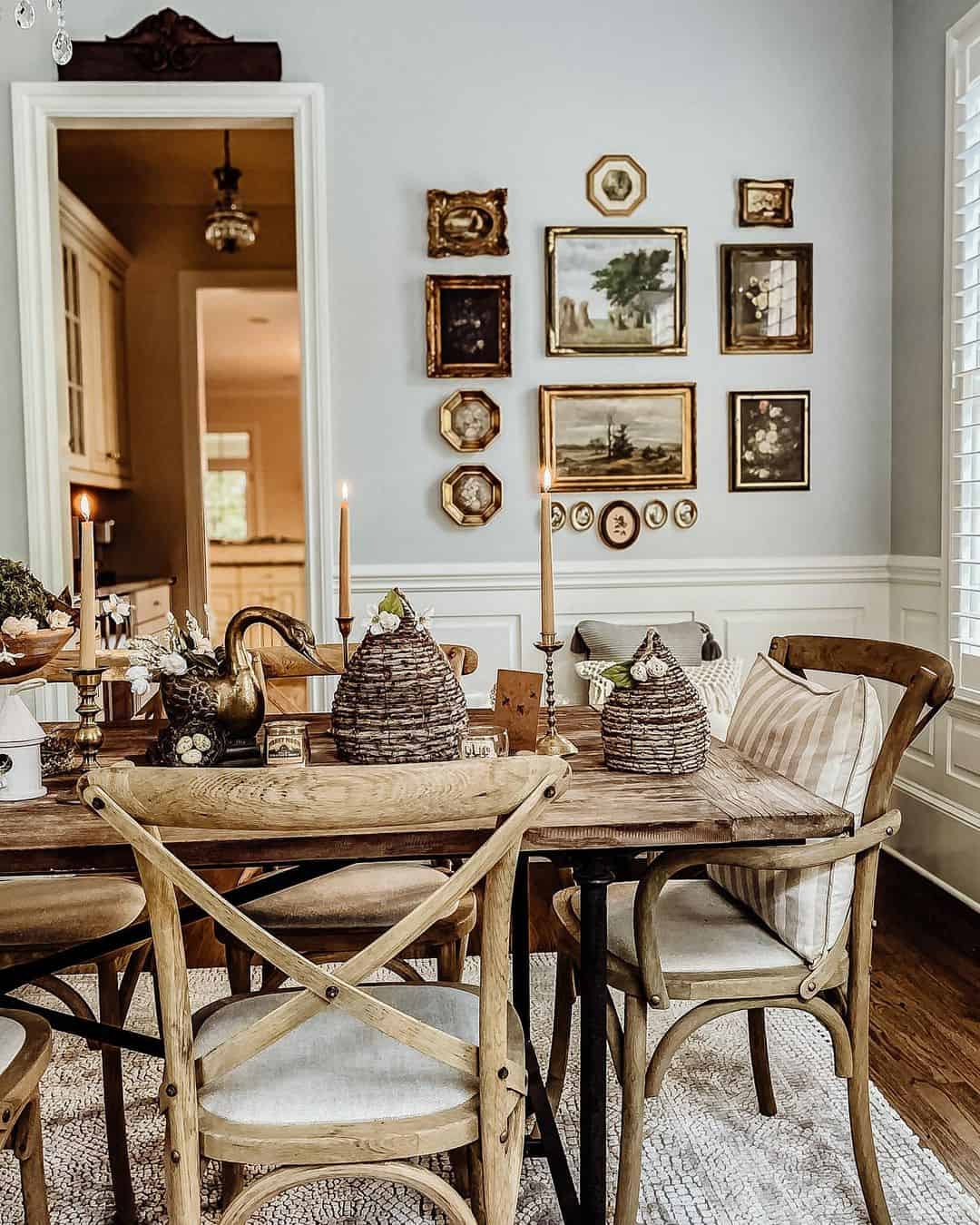 27 Farmhouse Dining Room Gallery Wall Ideas to Showcase Your Personal Style