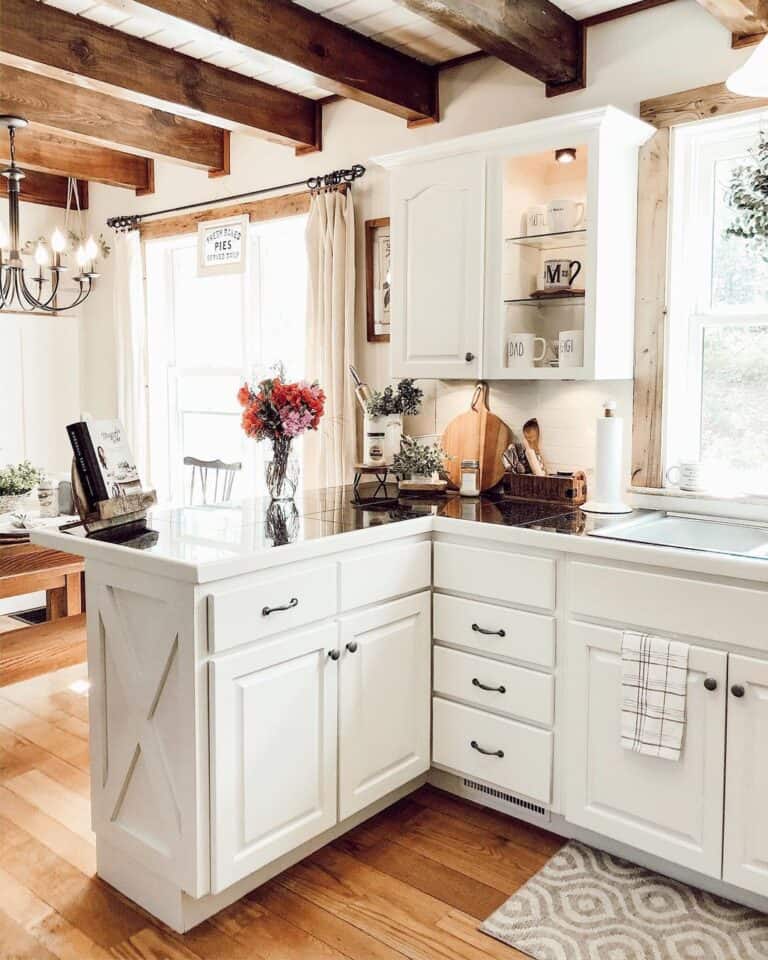 Exposed Wood Window Casing