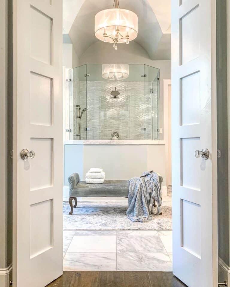 Glass Half Wall Shower Partition - Soul & Lane