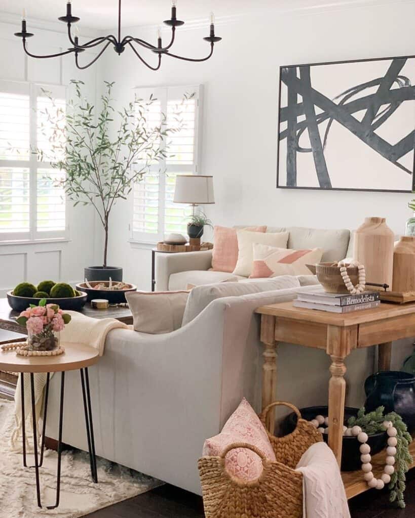 White Windows with White Shutter Treatments