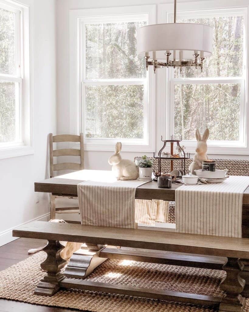 Wooden Ladder Back Chair for Dining Room