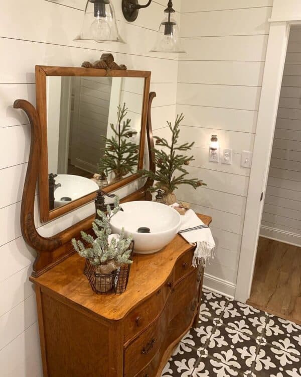 21 Bathroom Mirror with Storage Ideas for Function and Style