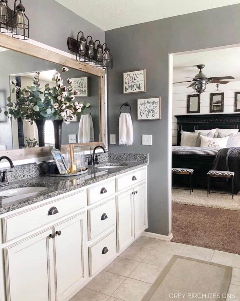 Bathroom Mirror for Dual Sink Vanity