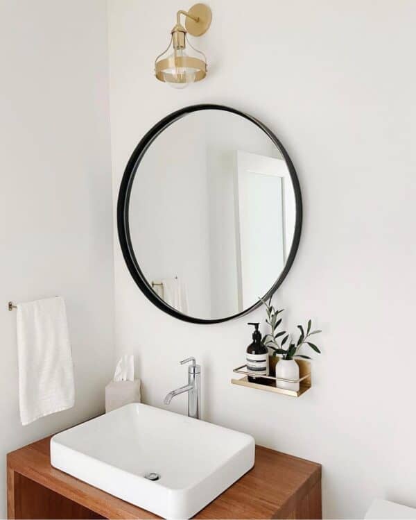 27 Beautiful Black Bathroom Mirrors That Reflect Your Style