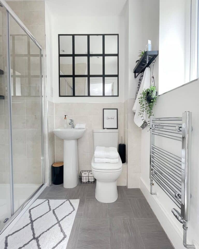 Gray Tiles for Bathroom Flooring