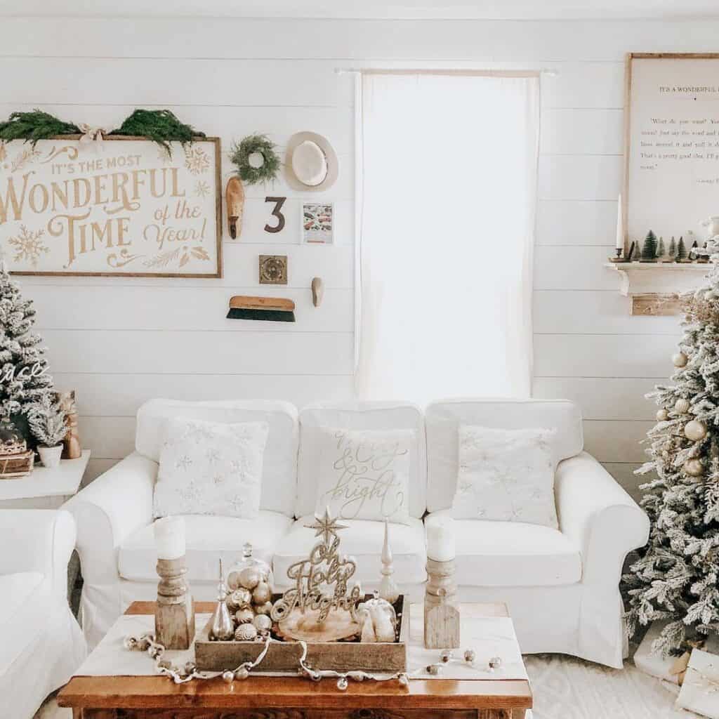 Small White Living Room Sofa