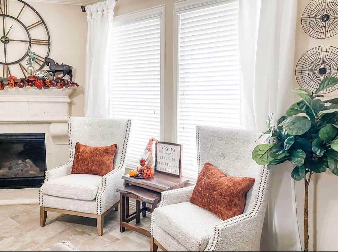 Studded Gray Chairs for Living Room - Soul & Lane