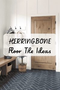 herringbone floor tile ideas