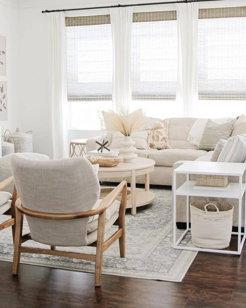 White End Tables for Living Room