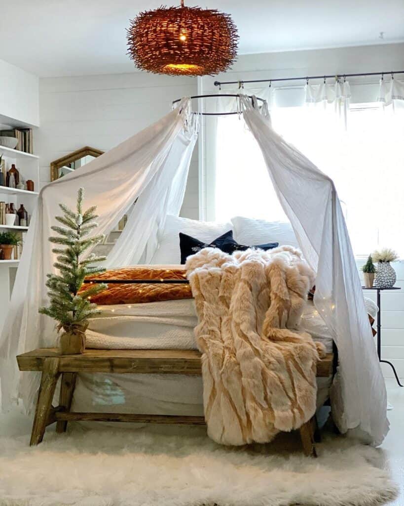 Bed canopy on sale for teenage girl