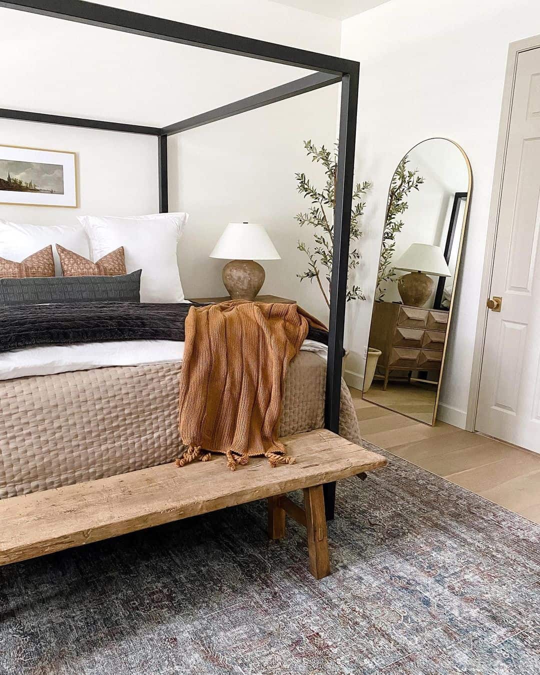 28 Bedroom Floor Mirror Ideas to Ginger Up a Dull Space