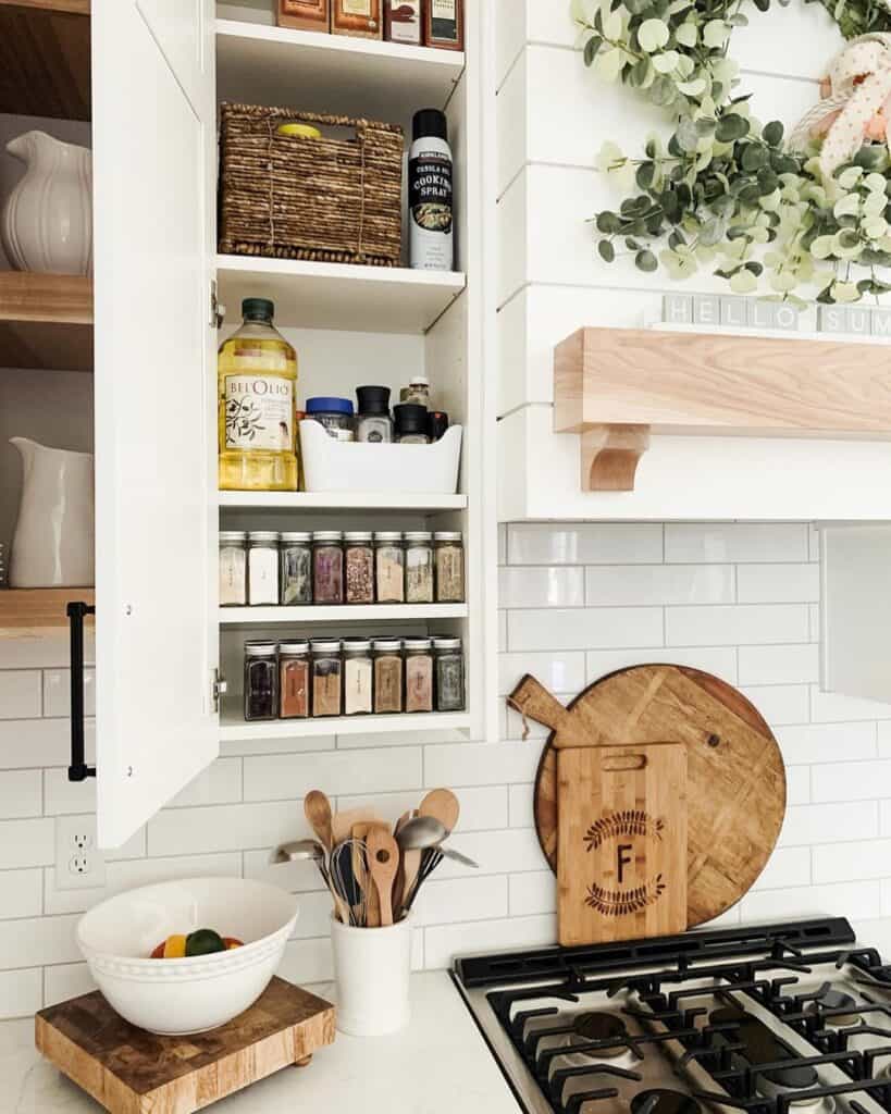 Over the Stove Spice Rack