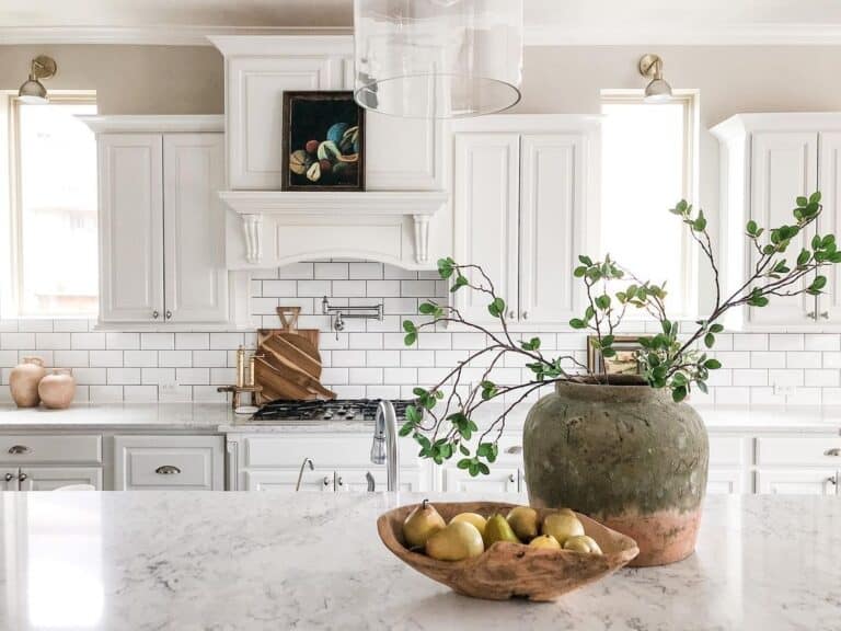 White Subway Tiles for Kitchen Backsplash