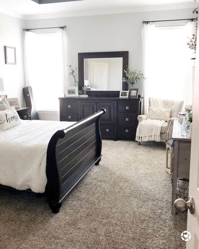 Bedroom with Armchair Seating Area