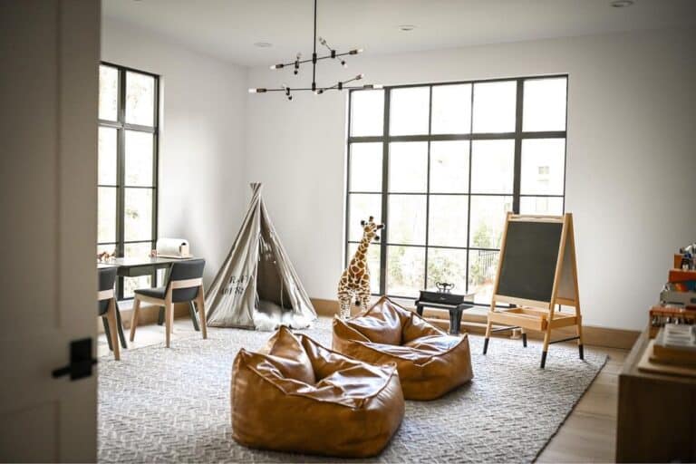 Brown Leather Bean Bag Chairs