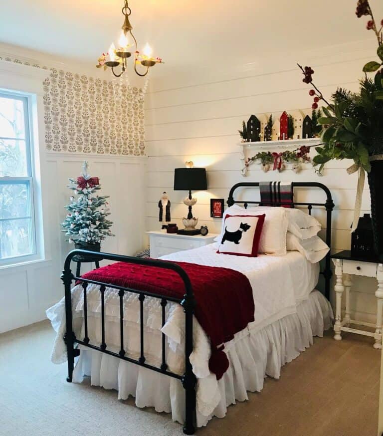 Girl Bedroom with Farmhouse Bed
