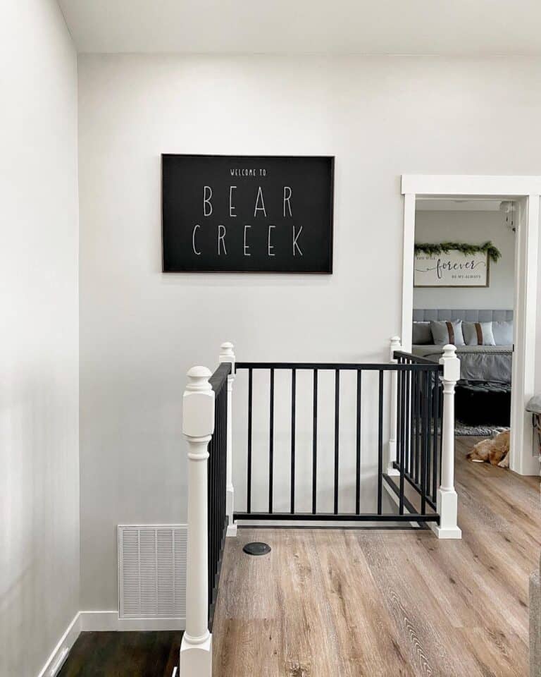 Simple Staircase Gallery Wall