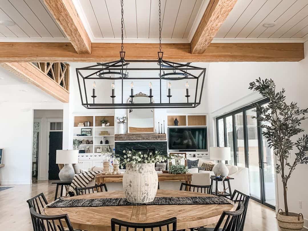 26 Shiplap Ceiling with Beams Ideas to Take Your Breath Away