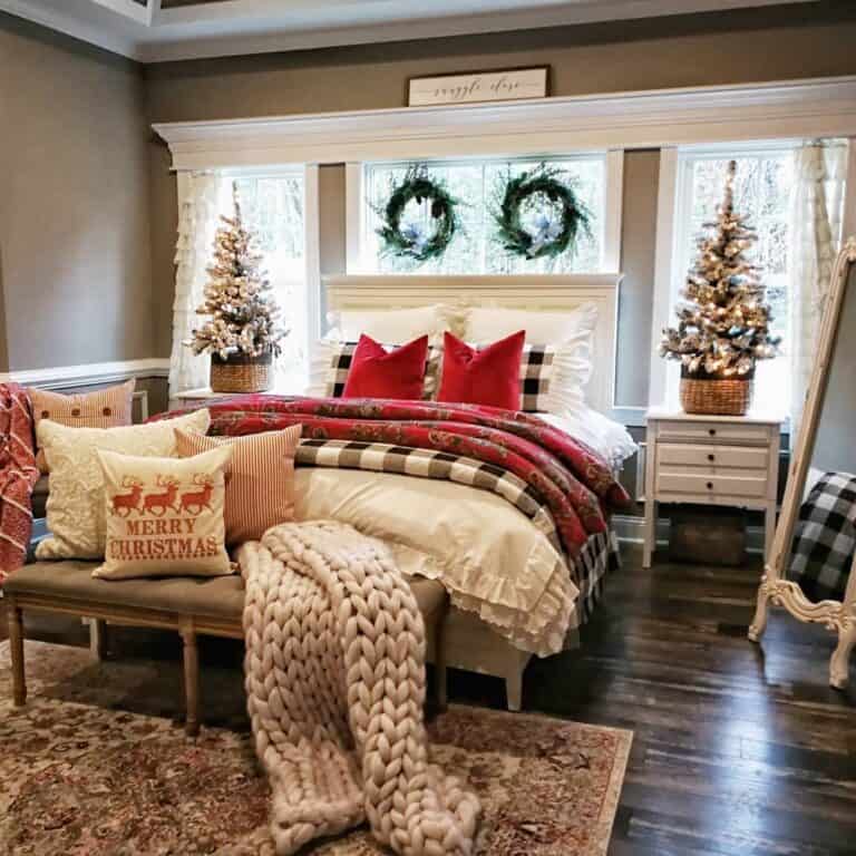 A Variety of Christmas Throws and Blankets