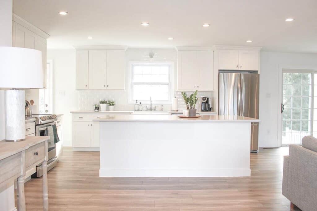 Bright Kitchen with Large Island