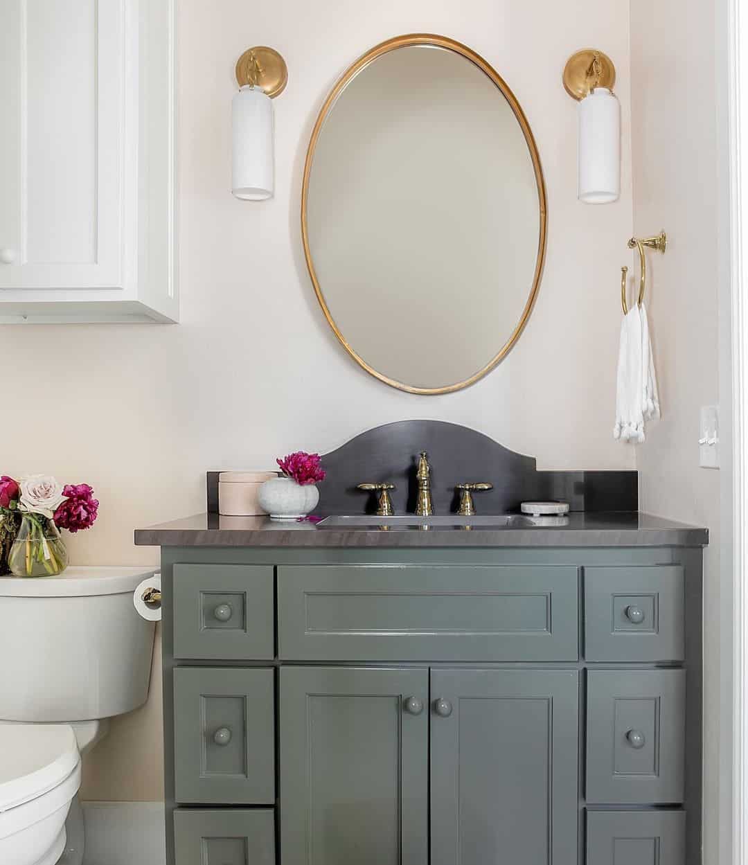 29 Blue Grey Bathroom Vanity Ideas for an Extra Charm