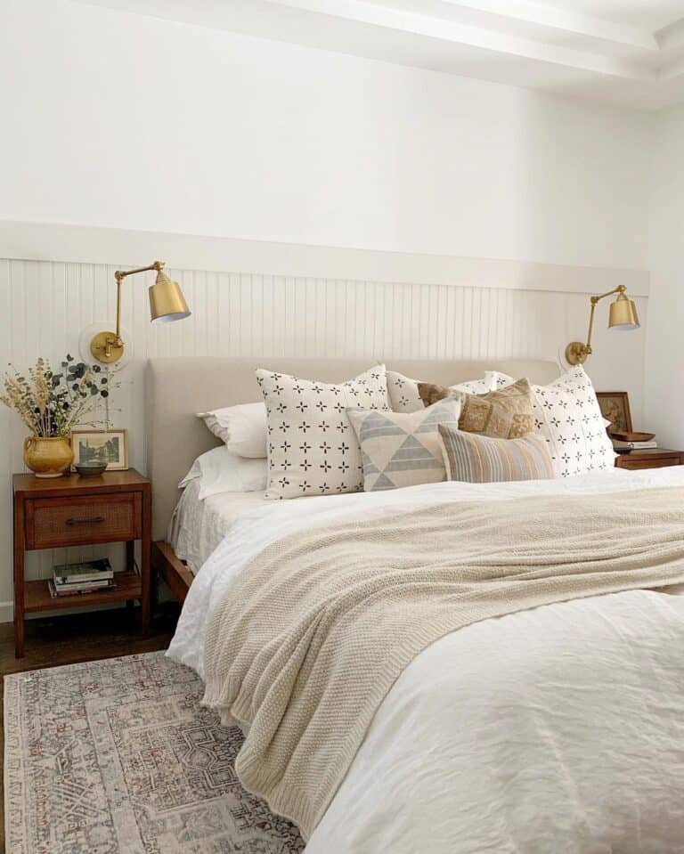 Gold Bedroom Reading Sconces