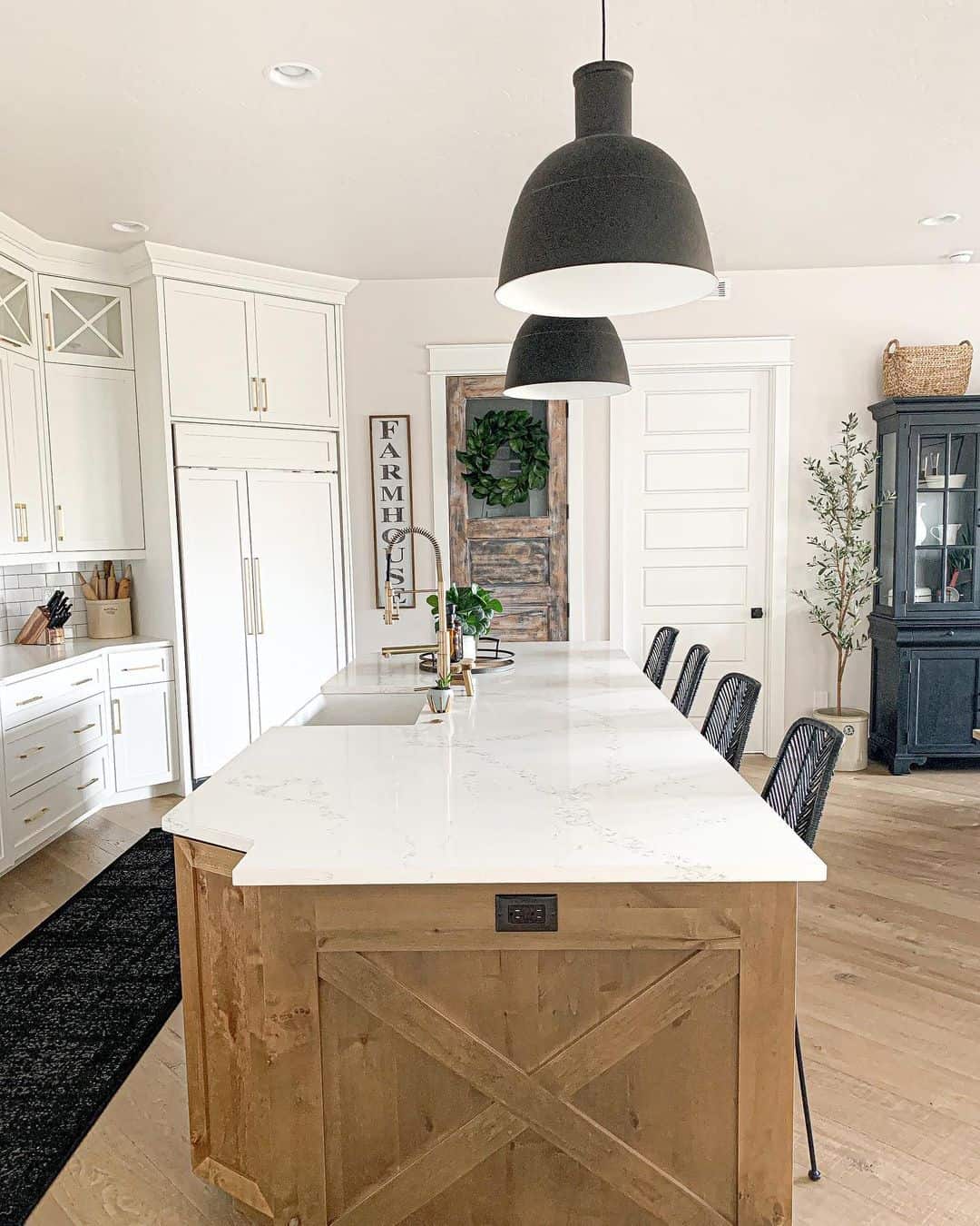 Kitchen Island End Panel Electrical Outlet Soul & Lane