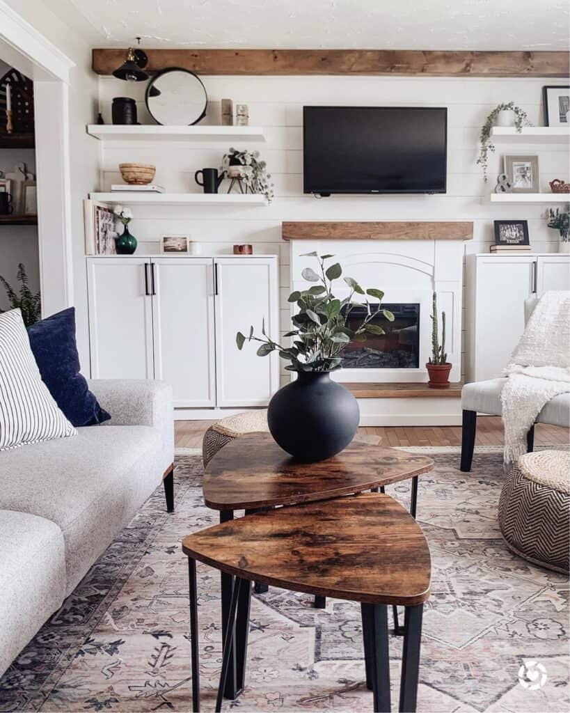 Nesting Coffee Tables for Grey Couch