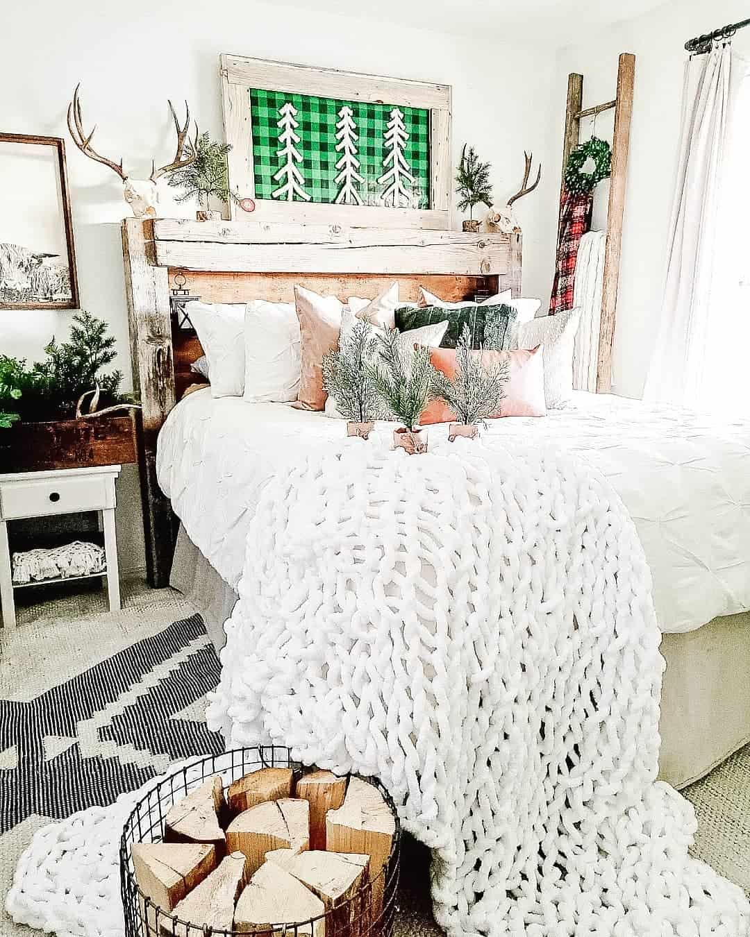 Rustic Christmas Bedroom Décor - Soul & Lane