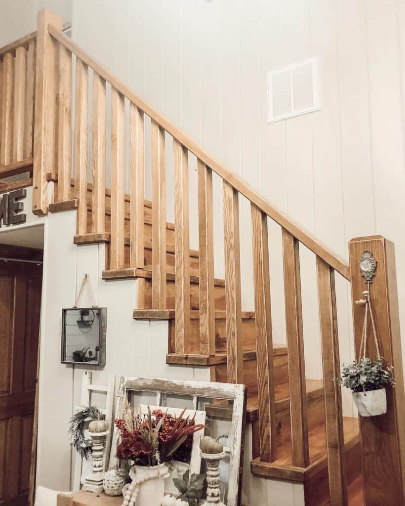 Rustic Wood Stair Spindles