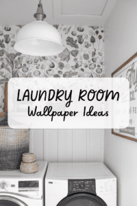 laundry room wallpaper ideas