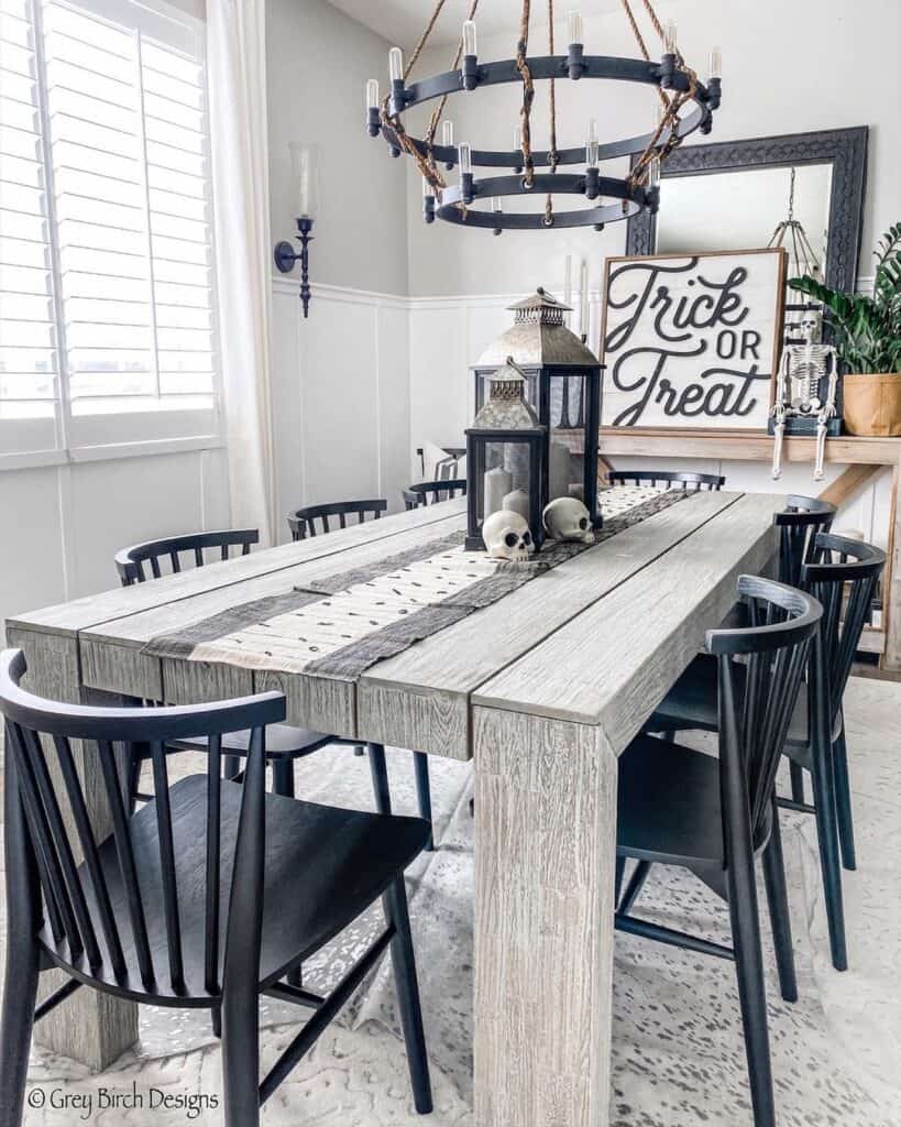 Wall Sconce for Board and Batten Dining Room
