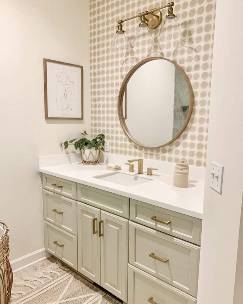 White Bathroom Countertops for Vanity
