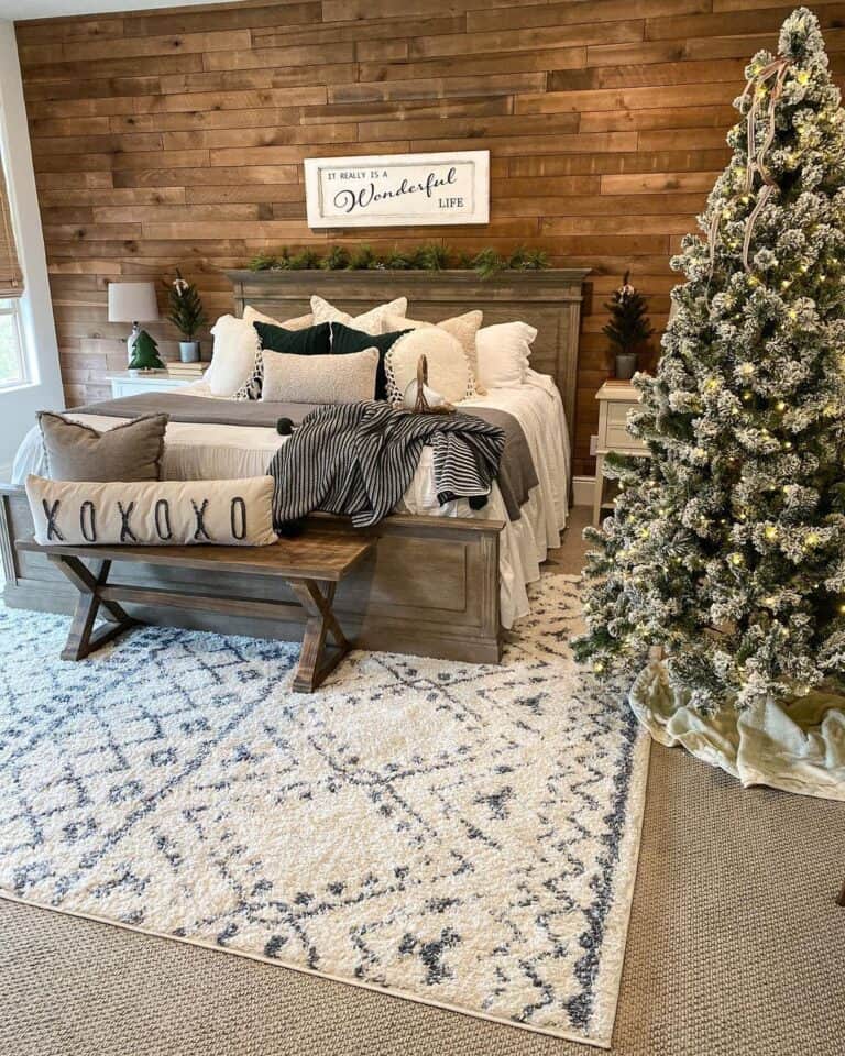 White Bedroom Christmas Tree
