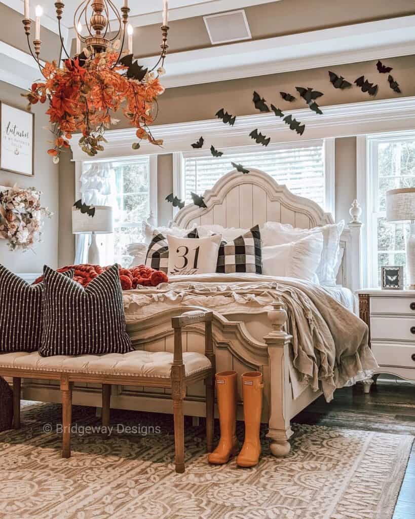 Bat Halloween Themed Bedroom