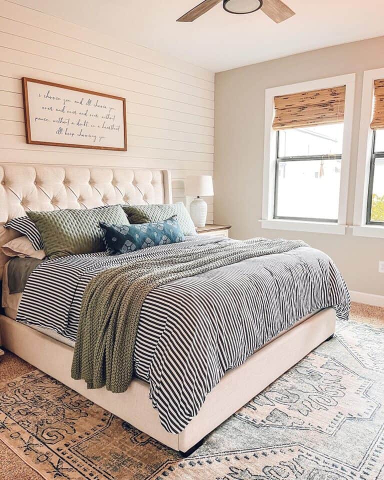 Black and White Striped Bedding