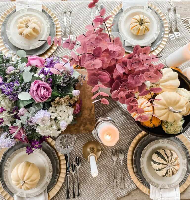 Fall Dining Room Tablescape