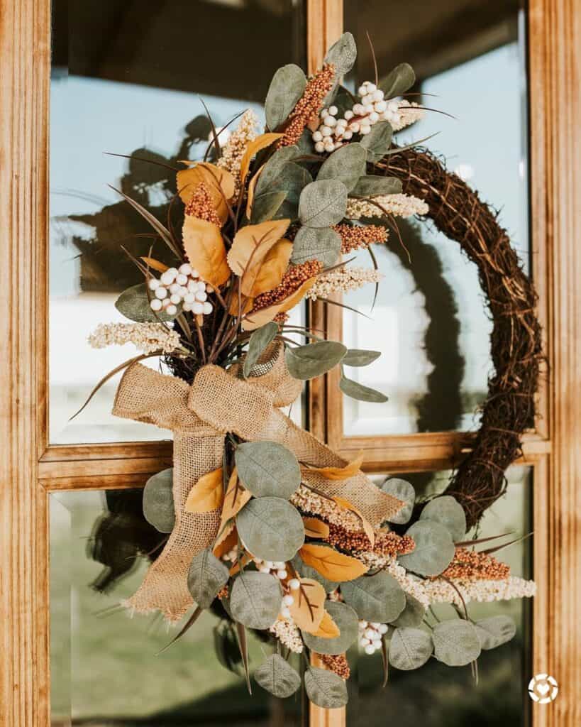 Fall Wreath Front Door Decor