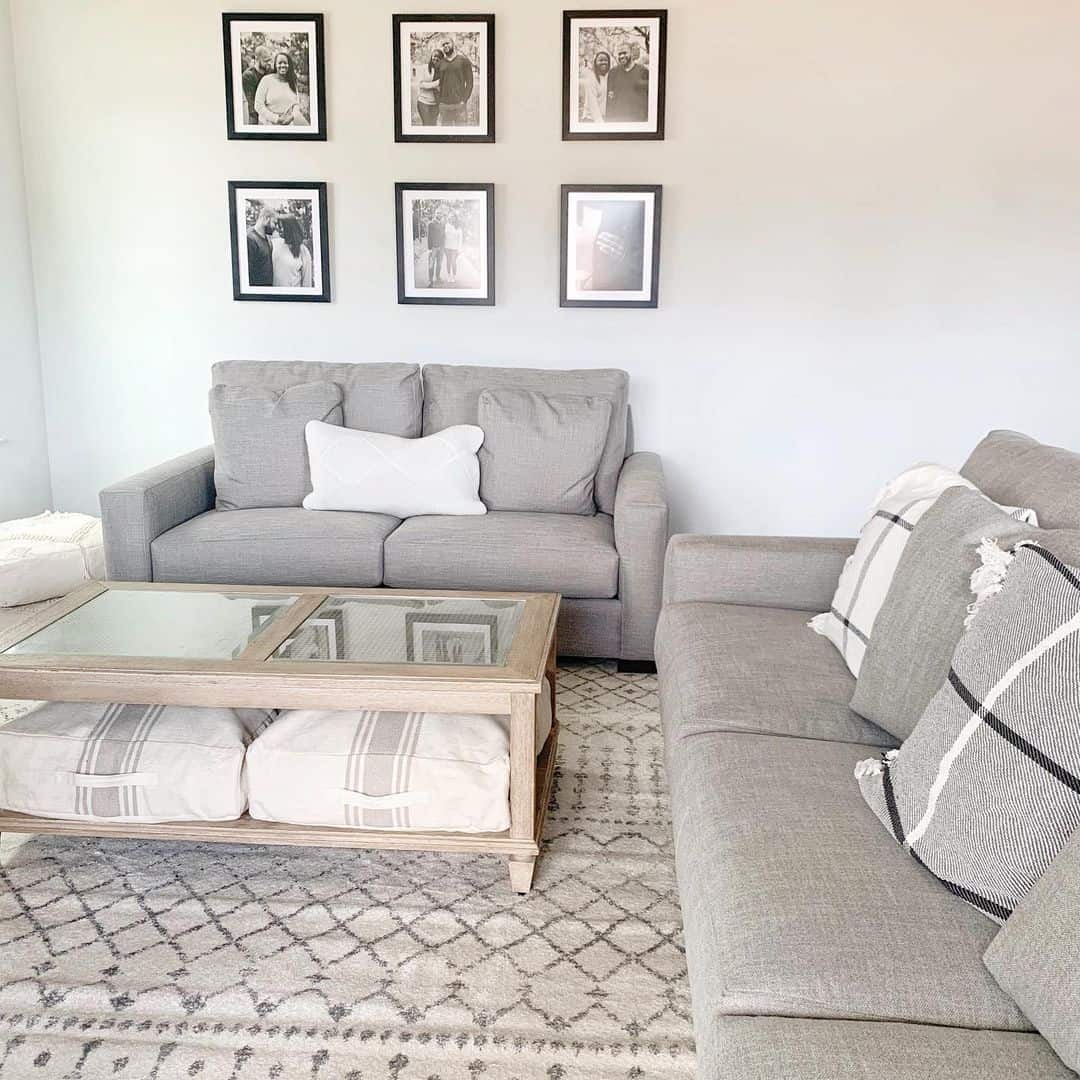 19 Grey Modern Farmhouse Living Room Designs You’ll Love