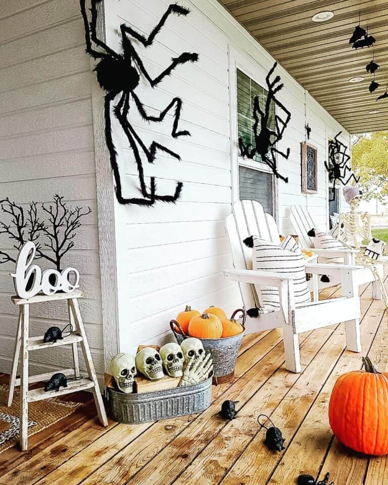 Front Porch Halloween Decor