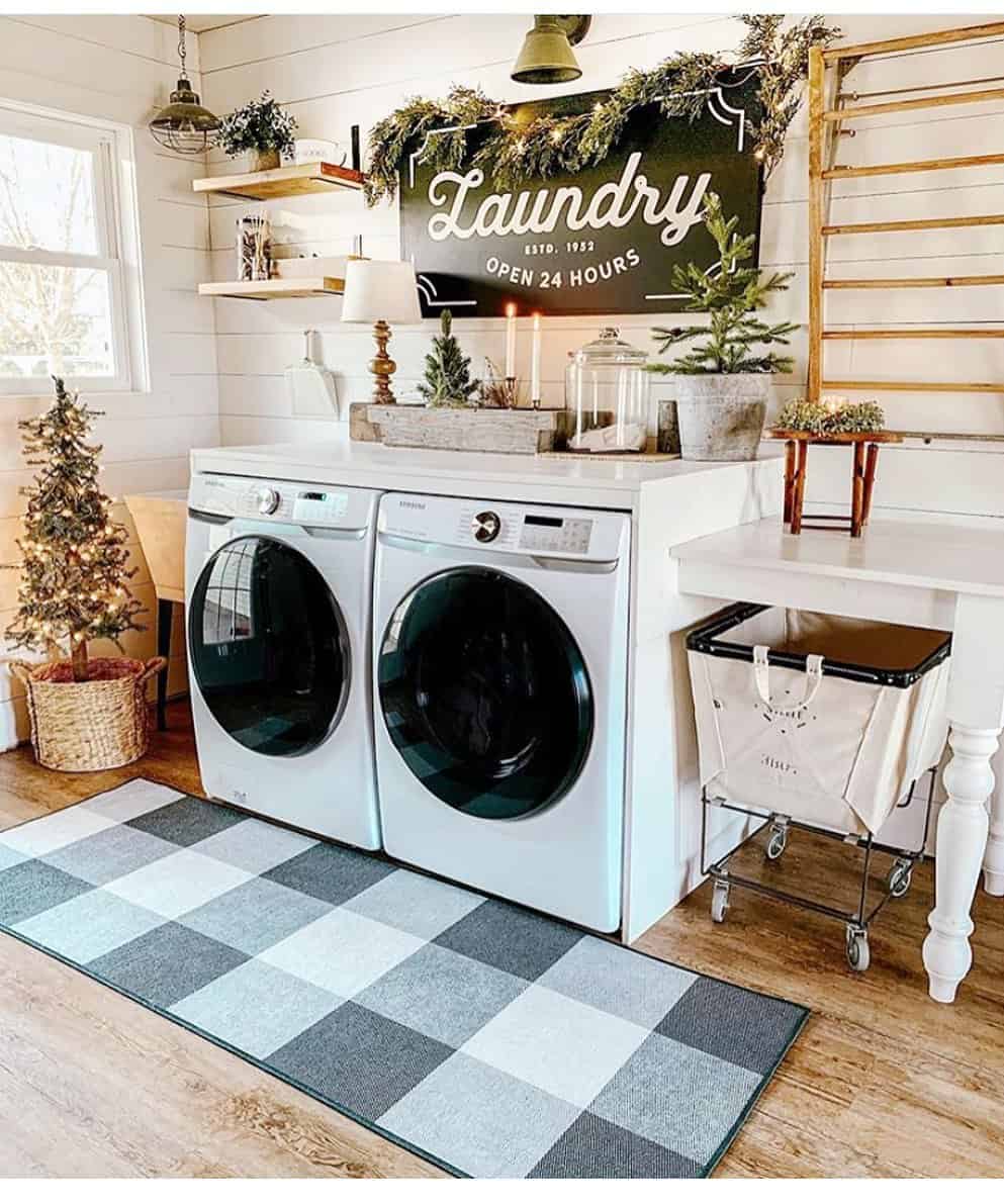 Gray Buffalo Plaid Runner Rug Soul & Lane