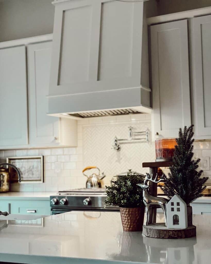 Herringbone and Subway Tile Kitchen Backsplash Soul & Lane