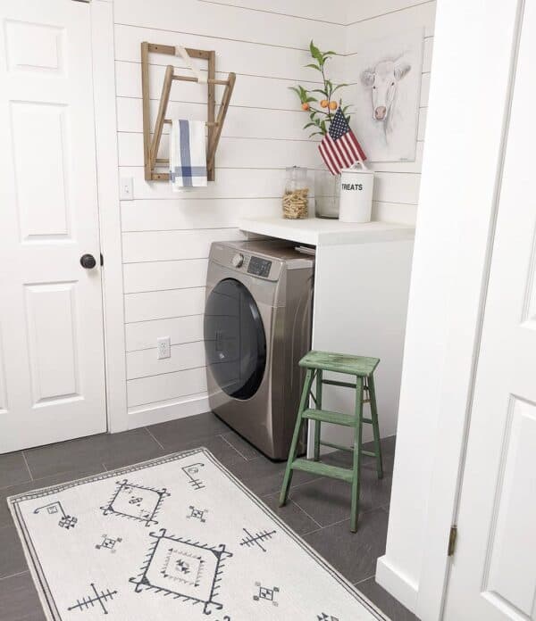 30 Stunning Laundry Room Rugs to Bring in Some Pattern